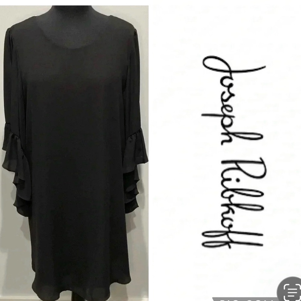 Joseph Ribkoff | 3/4 Ruffle  Sleeve Dress